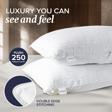 Load image into Gallery viewer, Beckham Hotel Collection Bed Pillows Standard/Queen Size Set of 2 - Original Soft Down Alternative Pillow for Sleeping - Soft Support for Back, Stomach or Side Sleepers
