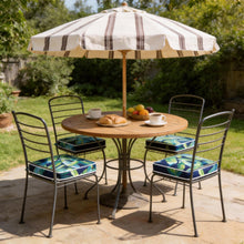 Load image into Gallery viewer, Localive Outdoor Dining Chair Cushion Pad 20"x20" 4Pcs- Tie Straps for Secure Fit, Water-Resistant, UV Resistant, Recycled PFAS-Free Fabric, 3-Year Fabric Warranty, Tropical Leaf
