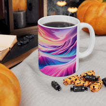 Load image into Gallery viewer, Pastel Sea-life Sunset #3 Ceramic Mug 11oz mug AI-Generated Artwork
