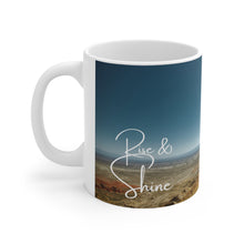 Load image into Gallery viewer, Rise and Shine #7 Ceramic 11oz Decorative Coffee Mug
