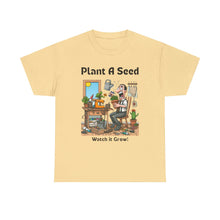 Load image into Gallery viewer, Frustrated Plant A See Watch it Grow Young Boy 100% Cotton Classic Fit T-shirt
