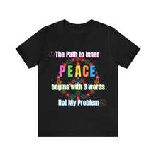 Load image into Gallery viewer, The Path to Inner Peace Unisex Bella Canvas Jersey Short Sleeve T-shirt
