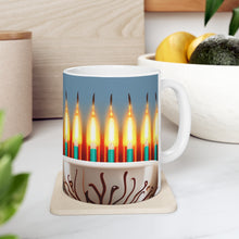 Load image into Gallery viewer, Happy Birthday Candles #9 Ceramic 11oz Mug AI-Generated Artwork
