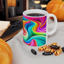 Load image into Gallery viewer, Pastel Sea-life Sunset #1 Ceramic Mug 11oz mug AI-Generated Artwork
