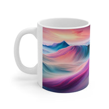 Load image into Gallery viewer, Pastel Sea-life Sunset #10 Ceramic Mug 11oz mug AI-Generated Artwork
