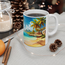 Load image into Gallery viewer, Tropical  Paradise #7 Mug 11oz mug AI-Generated Artwork
