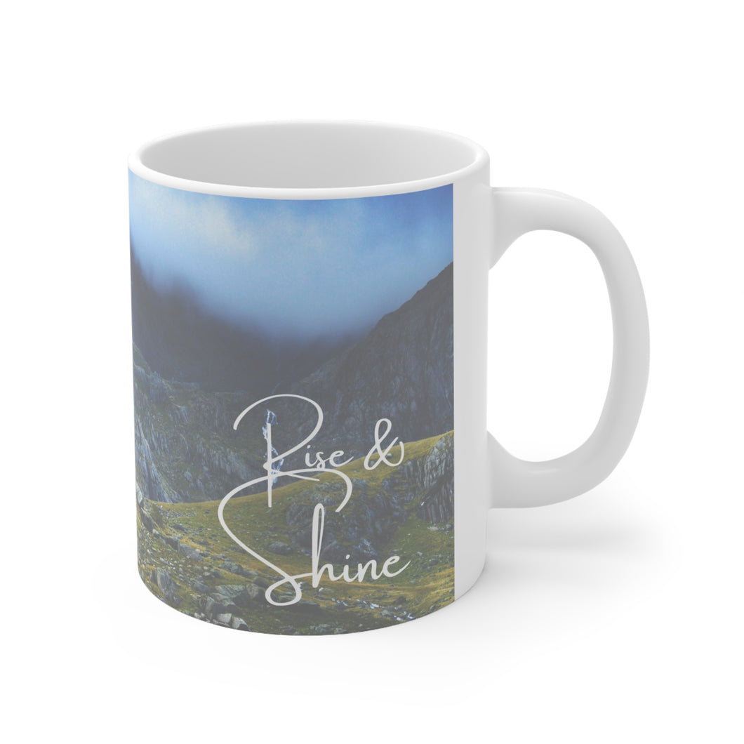 Rise and Shine #3 Ceramic 11oz Decorative Coffee Mug