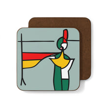 Load image into Gallery viewer, Colorful #18 Colors of Africa Hardboard Back AI-Enhanced Beverage Coasters
