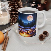 Load image into Gallery viewer, Lunar Moon &amp; Mushrooms Fantasy Art #6 Ceramic Mug 11oz AI Generated
