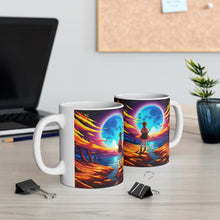 Load image into Gallery viewer, Lunar Moon Anime Fantasy Art #14 Ceramic Mug 11oz AI Generated Artwork
