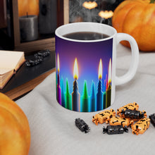 Load image into Gallery viewer, Happy Birthday Candles #13 Ceramic 11oz Mug AI-Generated Artwork
