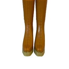 Load image into Gallery viewer, Bratz Footwear Pair Feet Shoes Rust Boots Tan Heel Wedge

