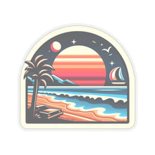 Load image into Gallery viewer, Good Vibes Sunset Vinyl Stickers, Laptop, Positivity, Self-Love, Cheerful #3

