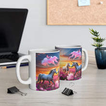 Load image into Gallery viewer, I Dream of Unicorns &amp; Butterflies #9 Ceramic 11oz AI Decorative Coffee Mug
