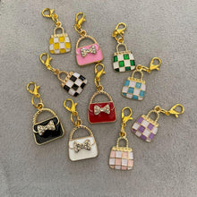 Load image into Gallery viewer, Black purse cute fancy Mobile Y2K Phone Charm Jewelry
