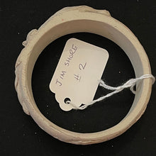 Load image into Gallery viewer, Vintage 1990 Jim Shore Santa Unpainted Resin Bangle Blank JS 90 Copyright #2
