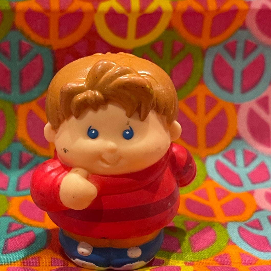 Little Tikes Chunky People Chad Red Stripe Shirt