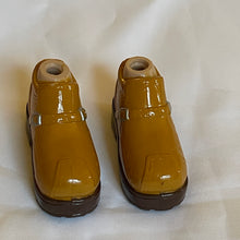 Load image into Gallery viewer, Bratz Boyz Doll Feet Mustard slip on shoe side buckles (Pre-owned)
