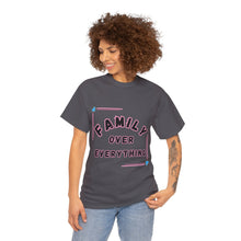 Load image into Gallery viewer, Muse Wearable Pink  Frame Family Over Everything Unisex Cotton Crewneck T-Shirt
