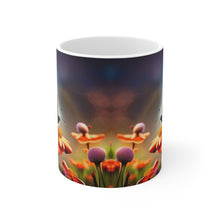 Load image into Gallery viewer, November Topaz Birth Month Colors Fairies &amp; Butterflies #2 Mug 11oz mug AI-Generated Artwork
