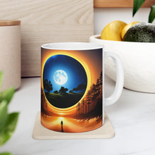 Load image into Gallery viewer, Lunar Full Moon Fantasy Art #10 Ceramic Mug 11oz AI Generated Artwork
