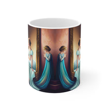 Load image into Gallery viewer, Playing Dress up Just Like Mommie #9 Mug 11oz mug AI-Generated Artwork
