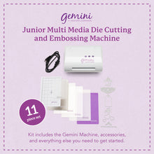 Load image into Gallery viewer, Gemini Twin-Function Cutter &amp; Embosser Crafter&#39;s Companion Gemini Junior Jnr Portable Die Cutting and Embossing Machine, White
