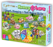 Load image into Gallery viewer, BeFree for MoneyStars – Kids Board Game Age 7+ | Fun Play Money Shopping Game with Bills &amp; Coins and Store Deals | Make Smart Choices, Pay, Get Change &amp; Win by Saving | Educational Strategy Game

