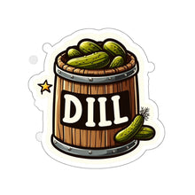 Load image into Gallery viewer, Dill Pickle Barrel Vinyl Sticker, Foodie, Mouthwatering, Whimsical, Fast Food #1
