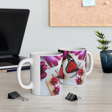 Load image into Gallery viewer, Colorful Monarch Butterflies #8 Mug 11oz mug AI-Generated Artwork
