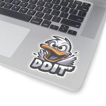 Load image into Gallery viewer, Angry Idiot duck-ese Duck Vinyl Stickers, Laptop, Journal, Whimsical, Humor #5
