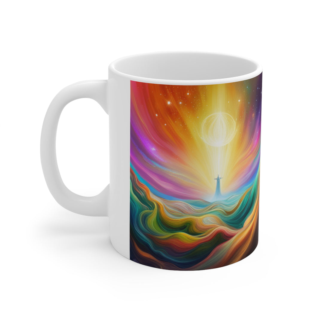 Standing Firm in the midst of the Storm Mug 11oz mug AI-Generated Artwork