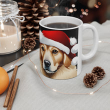 Load image into Gallery viewer, Personalized Fancy Golden Retriever #12 Christmas Vibes Ceramic Mug 11oz Custom
