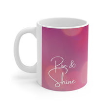 Load image into Gallery viewer, Rise and Shine #8 Ceramic 11oz Decorative Coffee Mug
