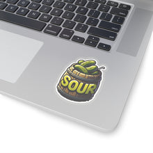 Load image into Gallery viewer, Sour Pickle Barrel Vinyl Sticker, Foodie, Mouthwatering, Whimsical, Food #7
