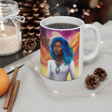 Load image into Gallery viewer, Beyond the Universe Female Queen #2 Mug 11oz mug AI-Generated Artwork
