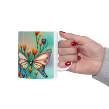 Load image into Gallery viewer, June Opal Birth Month Colors Fairies &amp; Butterflies #2 Mug 11oz mug AI-Generated Artwork
