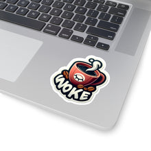 Load image into Gallery viewer, Fresh Woke Coffee Vinyl Stickers, Laptop, Foodie, Beverage, Thirst Quencher #4
