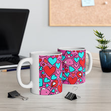 Load image into Gallery viewer, Valentine&#39;s Day From The Pink Heart #13 Mug 11oz mug AI-Generated Artwork
