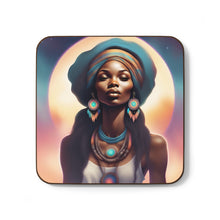 Load image into Gallery viewer, Retro 60&#39;s Psychedelic #33 Hardboard Back AI-Enhanced Beverage Coasters
