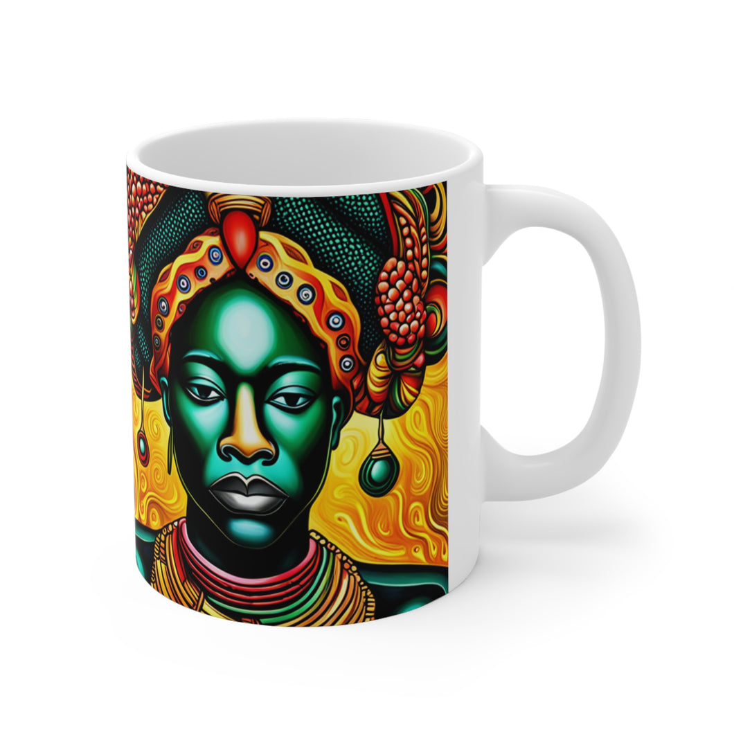 Colors of Africa Warrior #9 11oz AI Decorative Coffee Mug