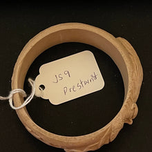 Load image into Gallery viewer, Vintage 1990 Jim Shore Santa Stained Resin Bangle Bracelet Blank JS 90 Copyright
