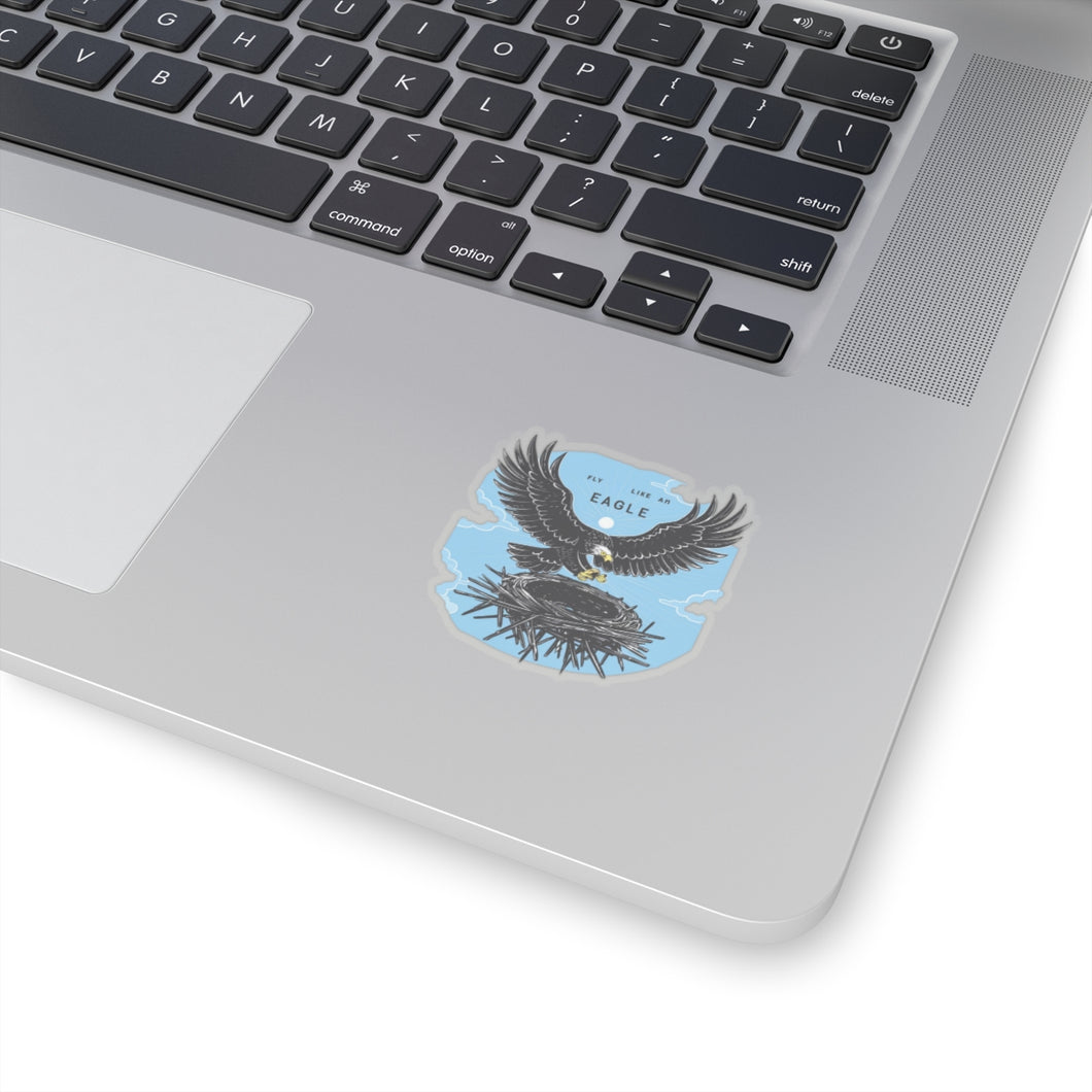 Self-Love Eagles Fly Motivational Vinyl Stickers, Laptop, Diary Journal #12