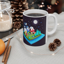 Load image into Gallery viewer, Lunar Full Moon Mushroom Planet Fantasy Air #4 Ceramic Mug 11oz AI Generated Artwork
