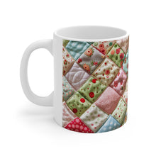 Load image into Gallery viewer, Old Fashion Quilted Pattern Mug 11oz mug AI-Generated Artwork
