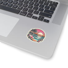 Load image into Gallery viewer, Good Vibes Sunset Vinyl Stickers, Laptop, Positivity, Self-Love, Cheerful #1
