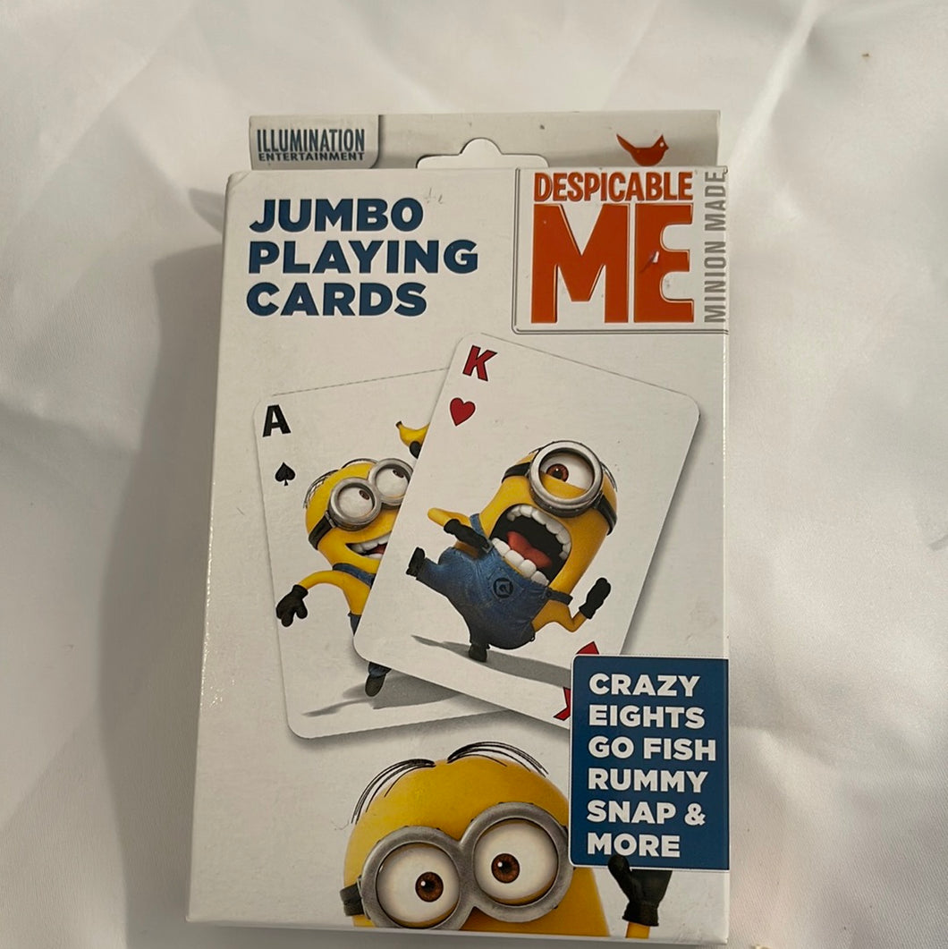 Illumination Despicable Me Minion Jumbo Playing Cards Crazy 8's Go Fish & More