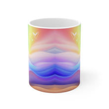 Load image into Gallery viewer, The Beauty of Pastel Colors with hearts #3 Mug 11oz mug AI-Generated Artwork
