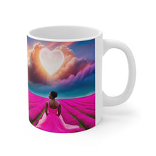 Load image into Gallery viewer, Valentine&#39;s Day From The Pink Heart #33 Ceramic Mug 11oz AI Artwork
