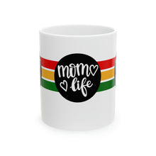 Load image into Gallery viewer, Mom Life 11oz White Ceramic Beverage Mug Decorative Art
